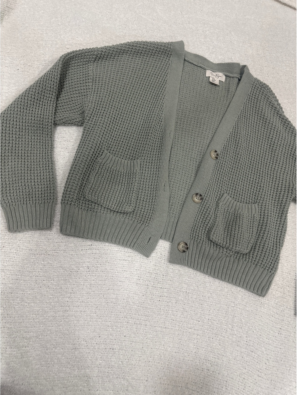 Jessica Simpson Medium Knit Button-Up Cardigan Sweater